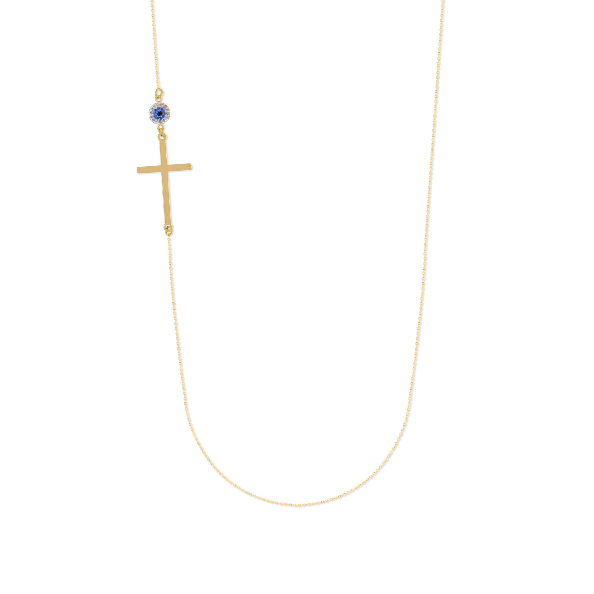 El collar de la cruz del ojo