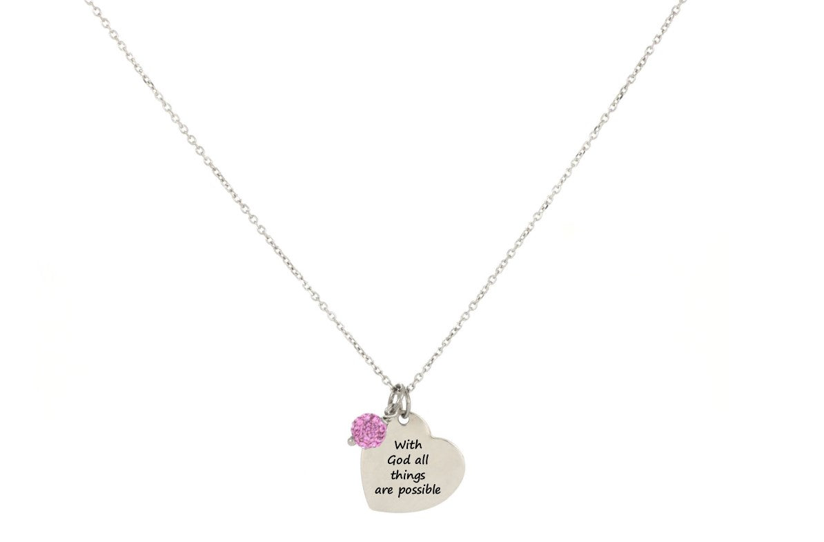 "Inspired" by Gloria Heart Pendant