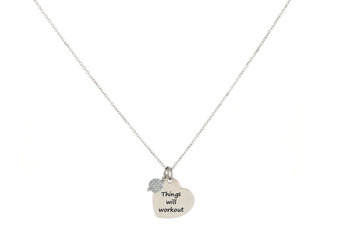 "Inspired" by Gloria Heart Pendant
