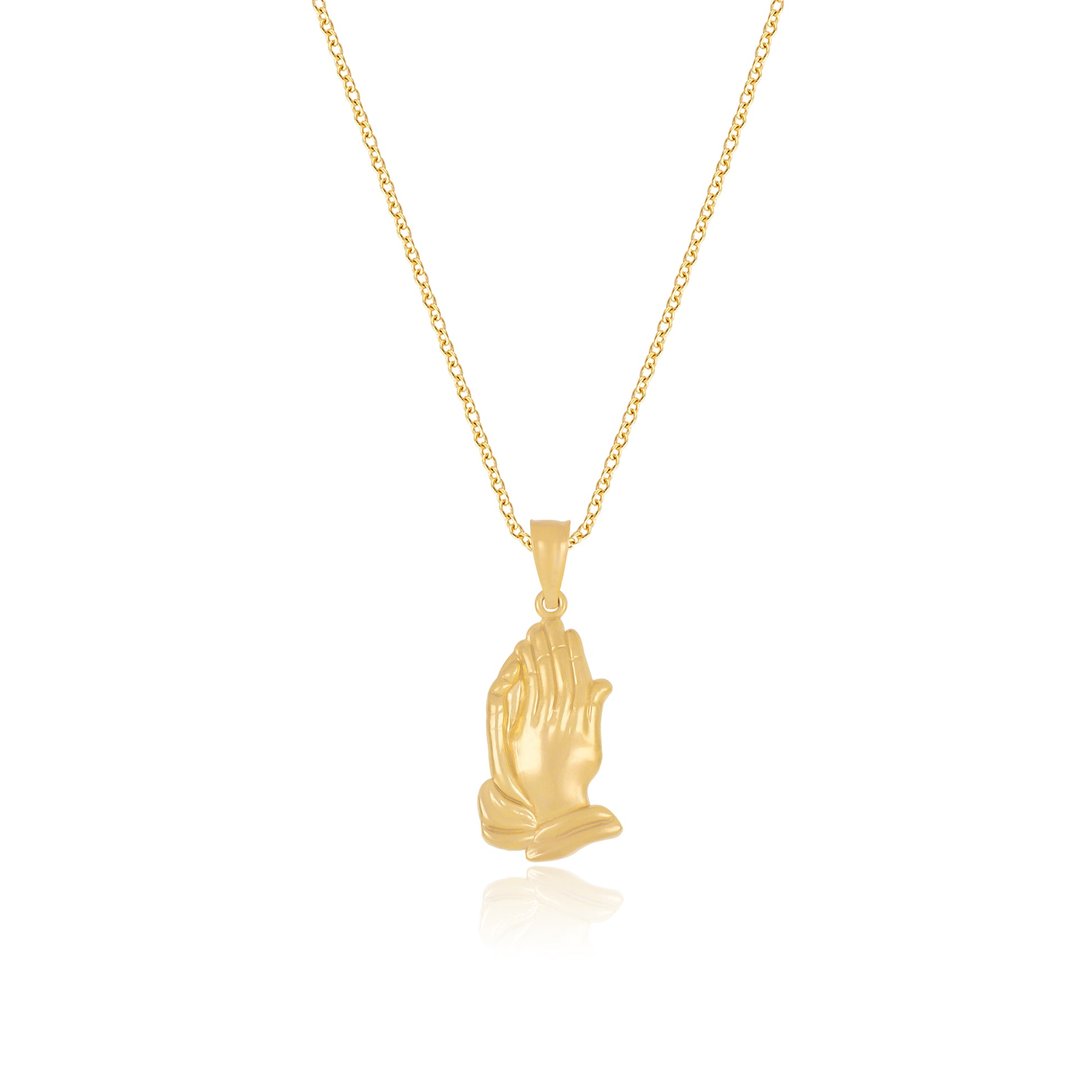 Praying Hands Pendant Necklace - Gloria Jewels