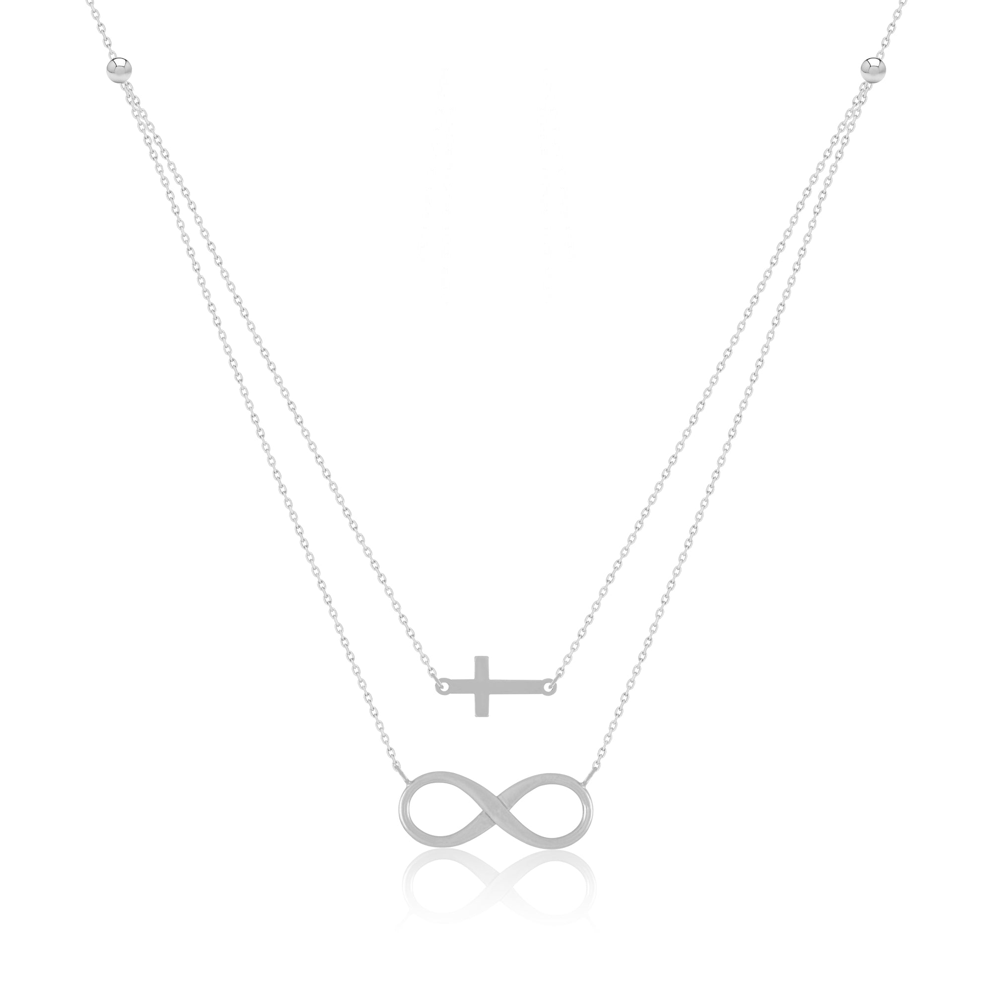"The Eden" Infinity Cross Necklace