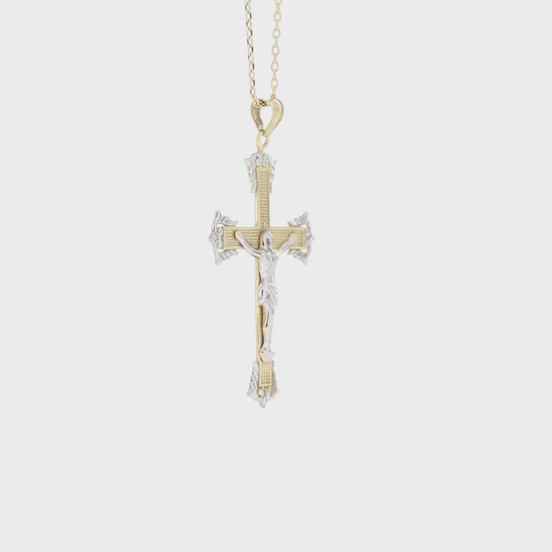 "The Jordan" Crucifix Pendant | Large