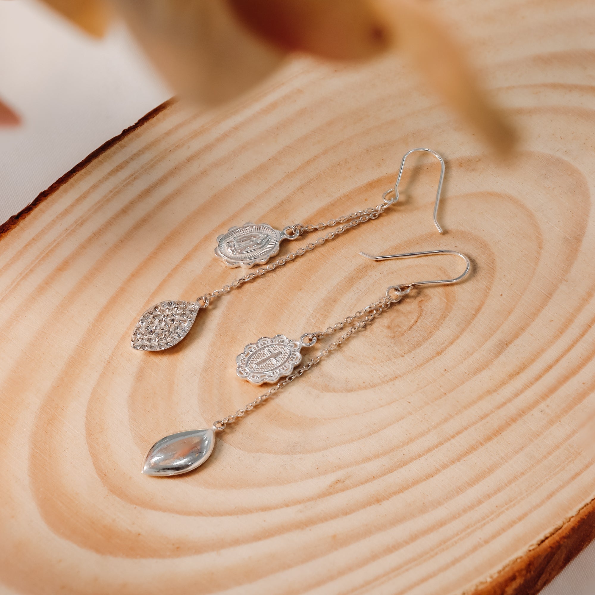 "Answered Prayer" Earrings With European Crystals