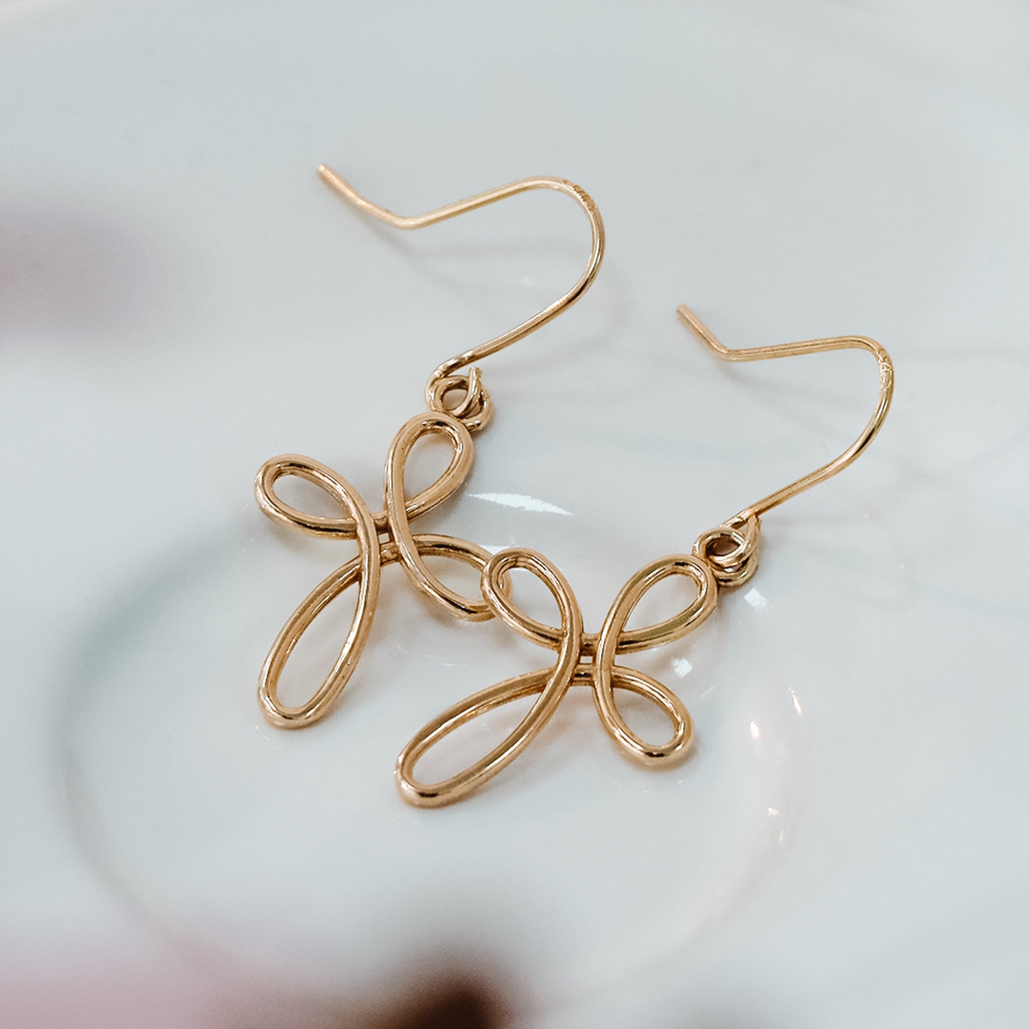 "The Naomi" Infinity Loop Earrings