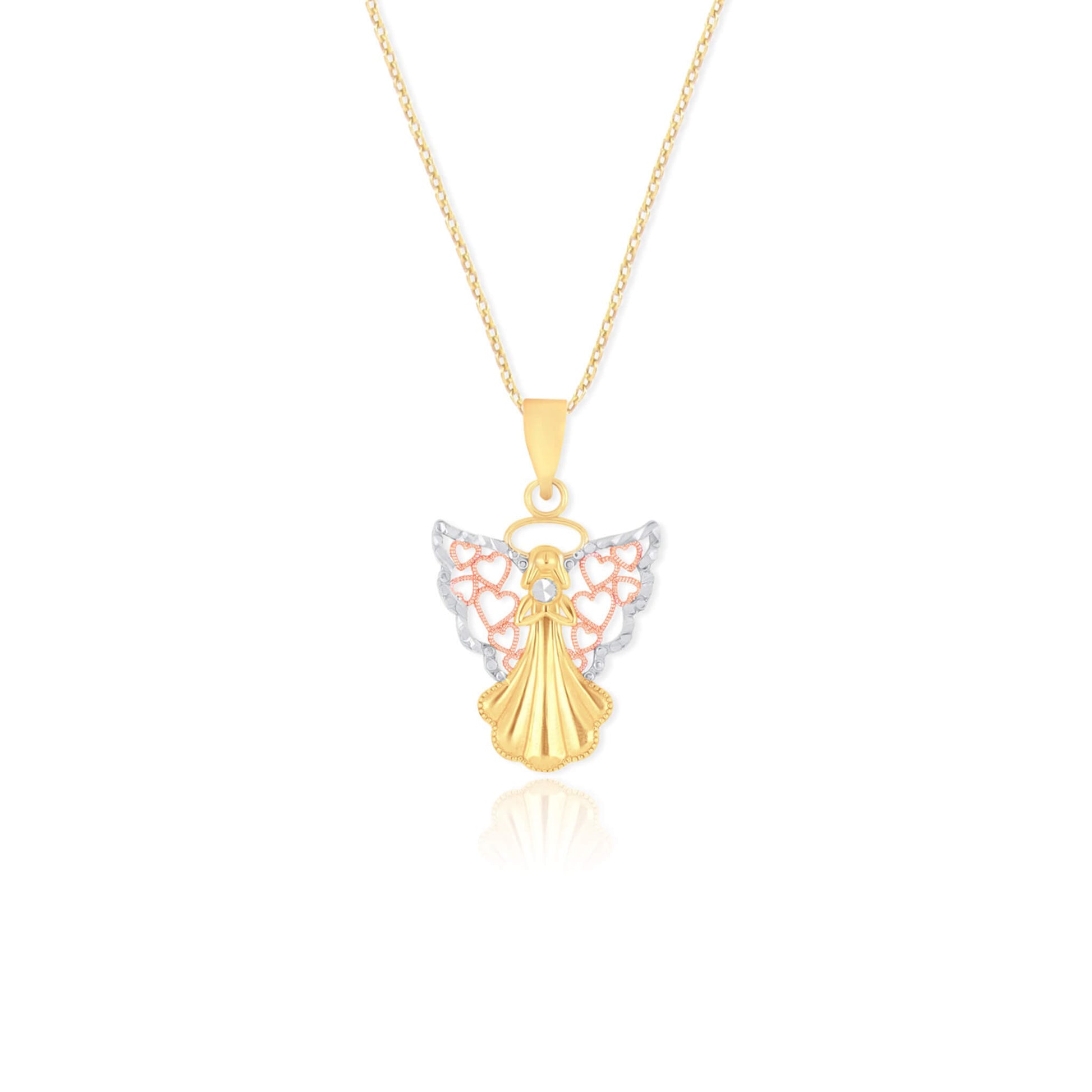 Christian Guardian Angel Necklace - Gloria Jewels