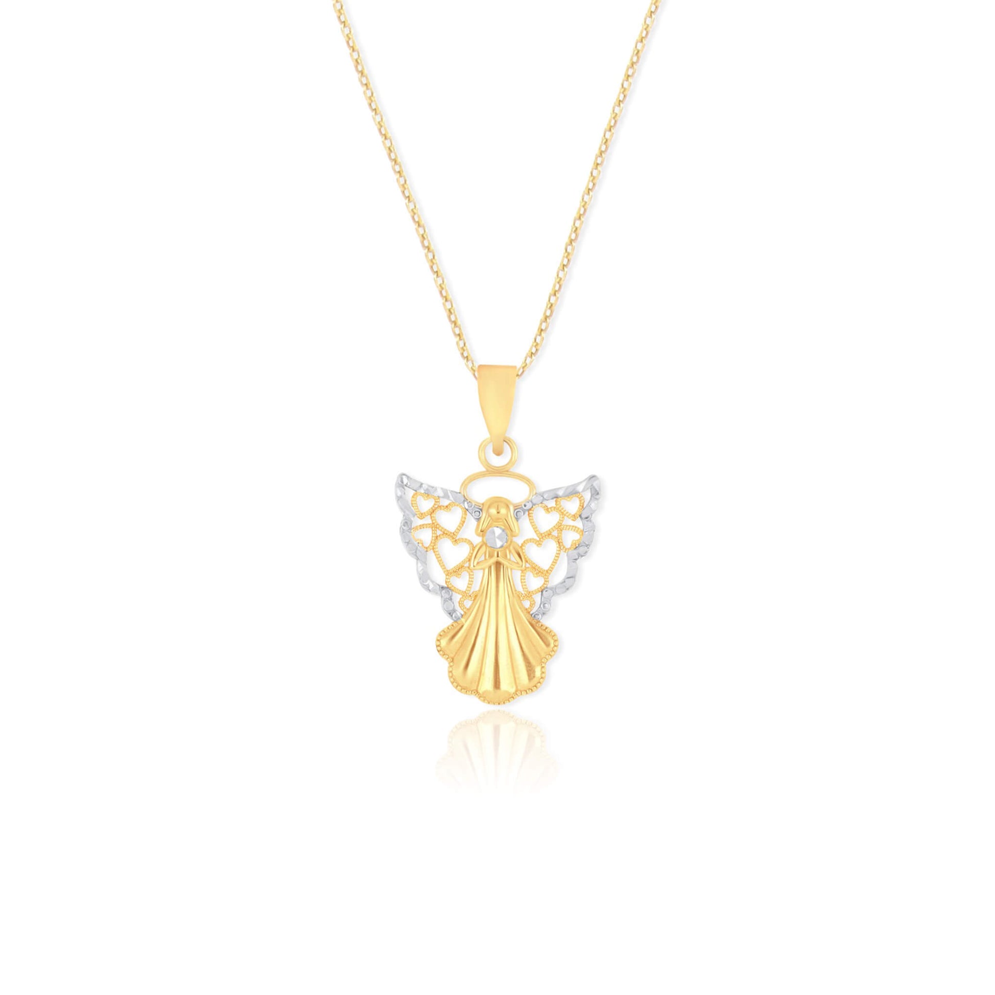 Christian Guardian Angel Necklace - Gloria Jewels