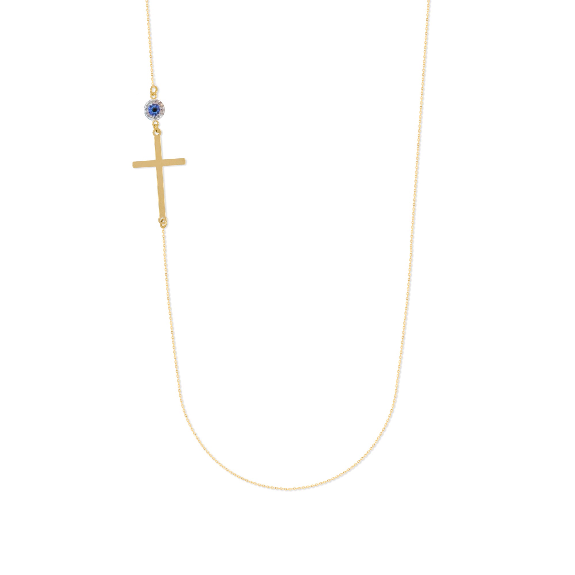 El collar de la cruz del ojo