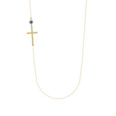 The Eye Cross Necklace