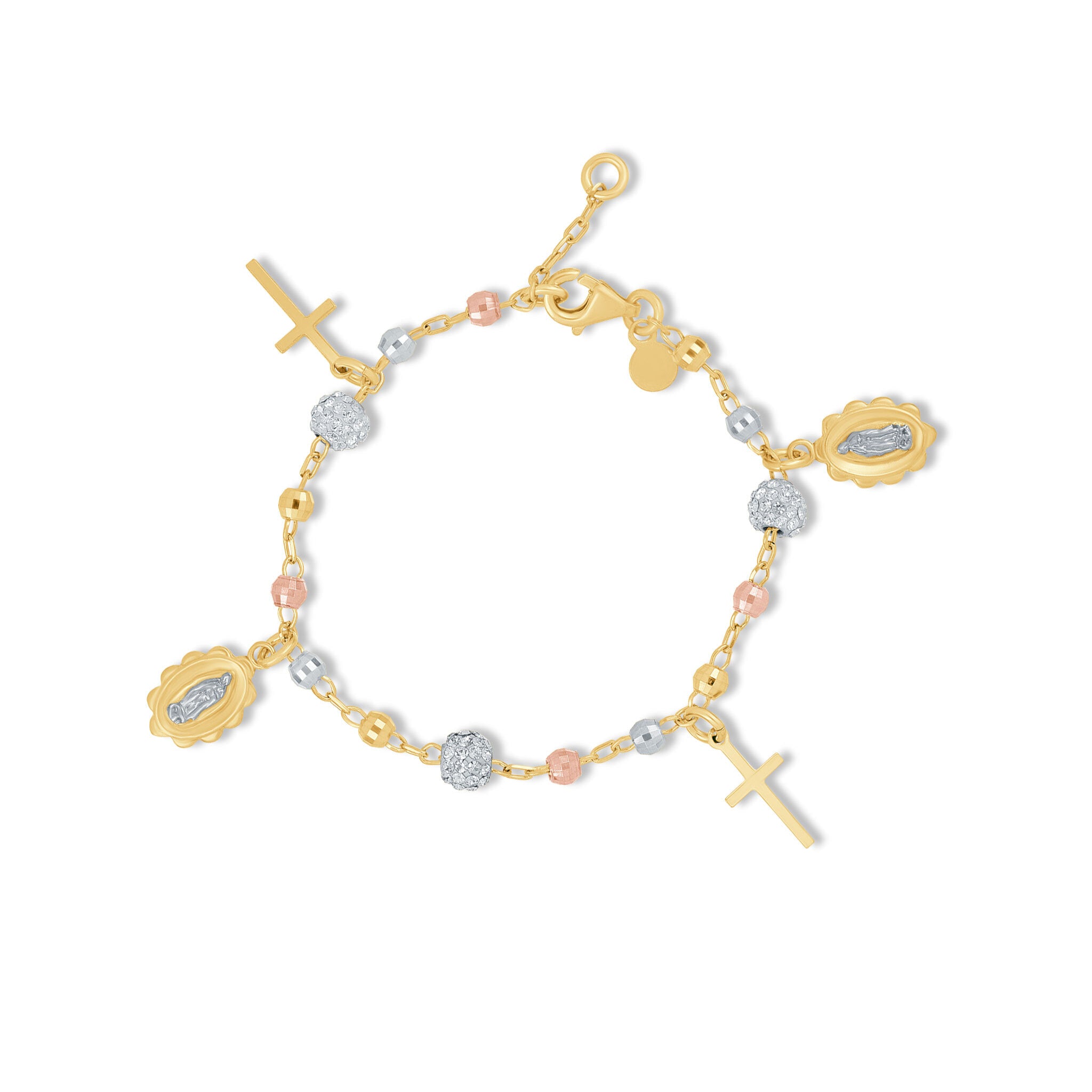 Pulsera infantil con dije "Oración contestada" | Pequeña