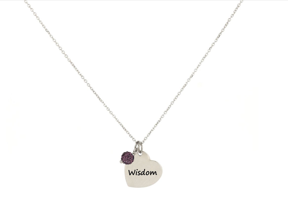 Colgante de corazón "Inspirado" por Gloria