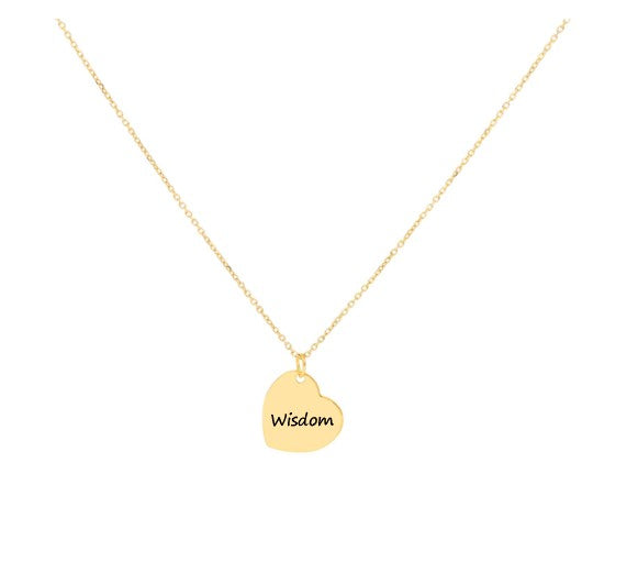 Colgante de corazón "Inspirado" por Gloria