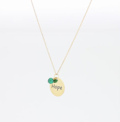 Inspired Circle Pendant "Love"