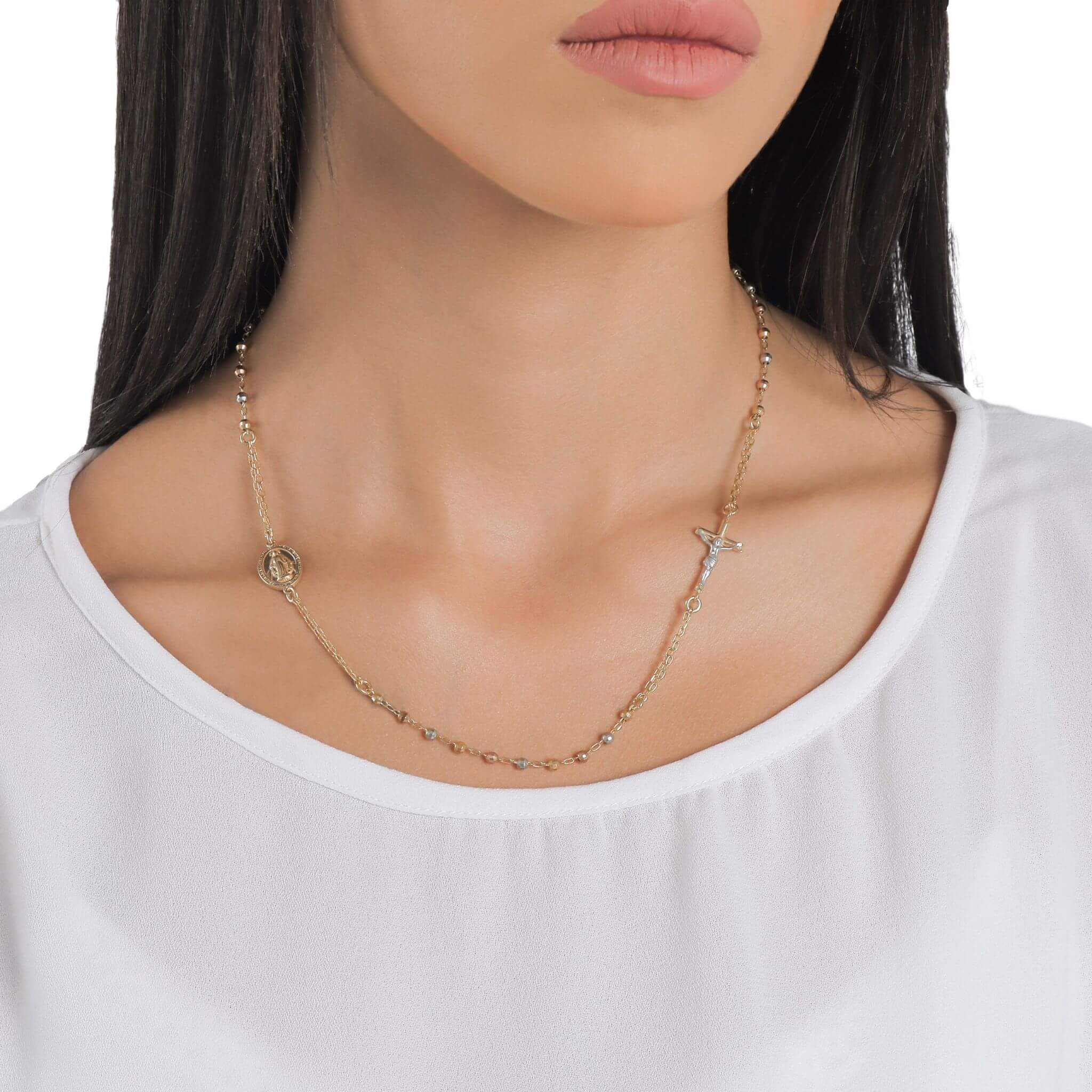 In-Line Faith Miraculous Necklace - Gloria Jewels