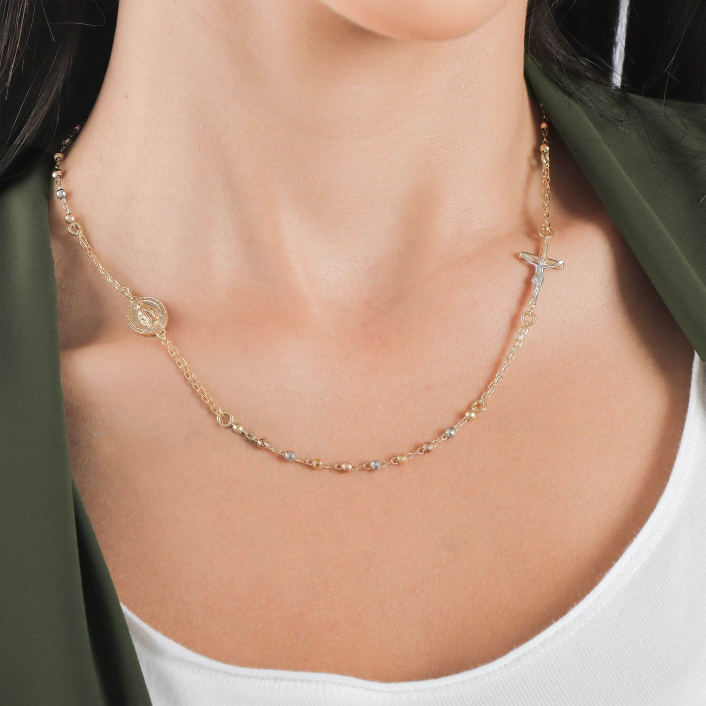 In-Line Faith Miraculous Necklace - Gloria Jewels