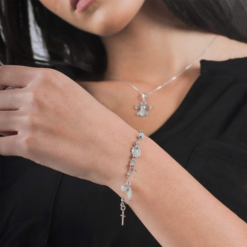 Rich Religious Charm Bracelet - Gloria Jewels