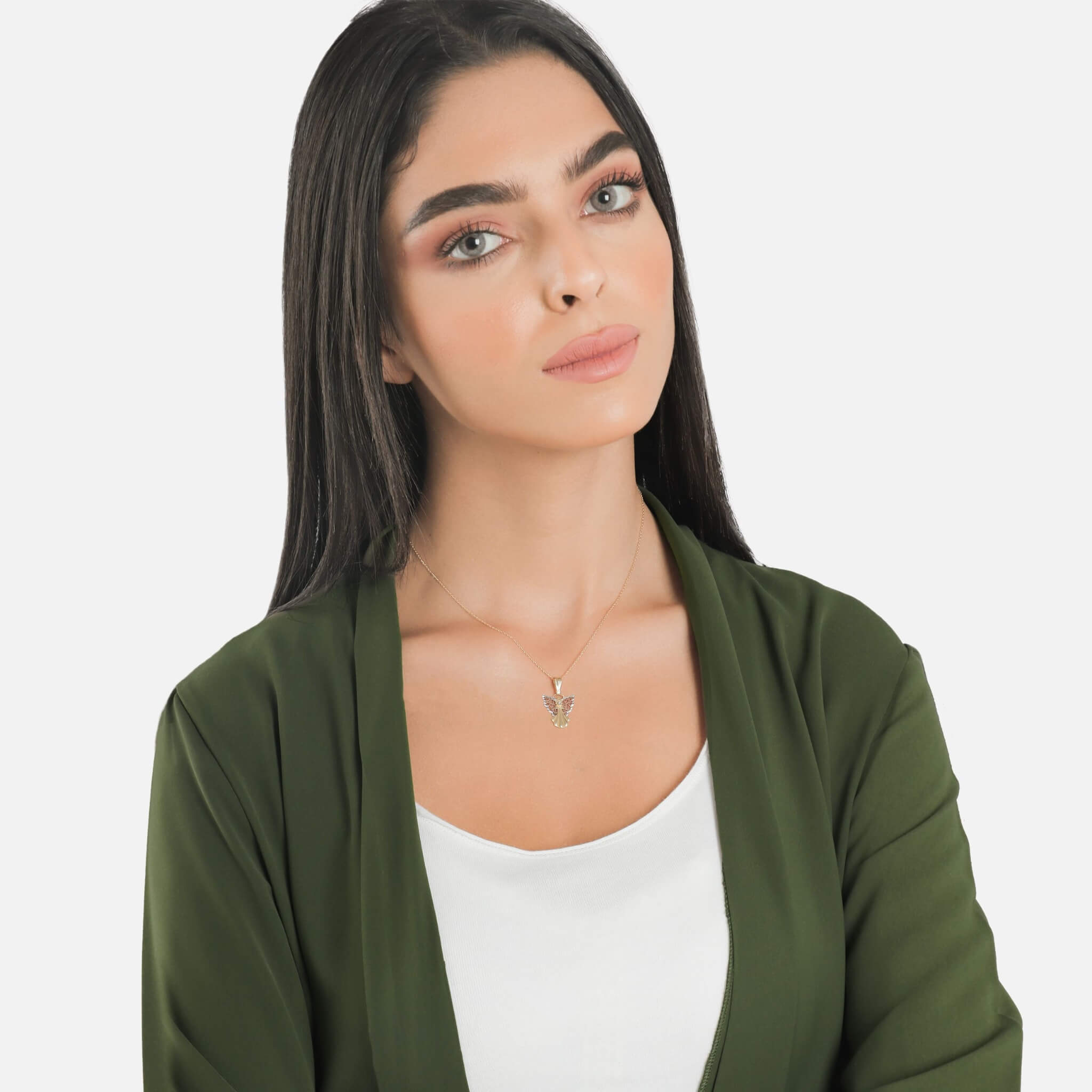 Christian Guardian Angel Necklace - Gloria Jewels