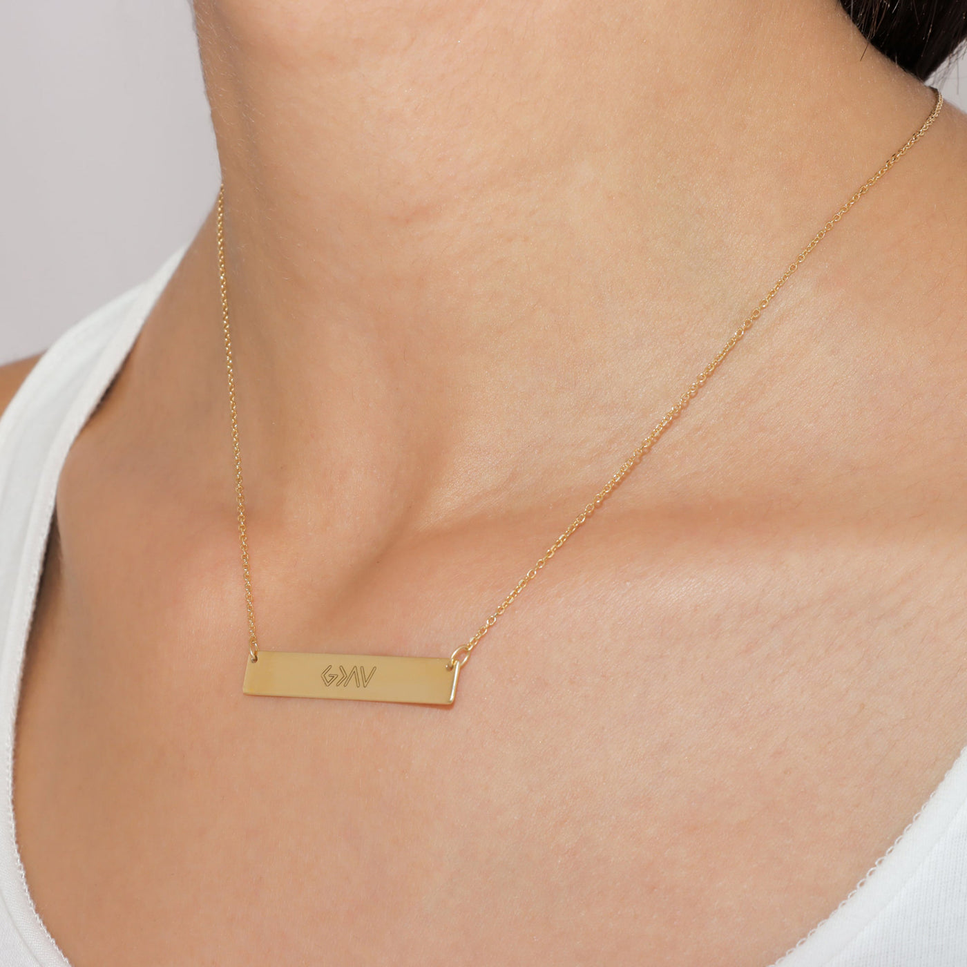 Engraved "God Is Greater Than The Highs And Lows" Pendant | Large - Gloria Jewels