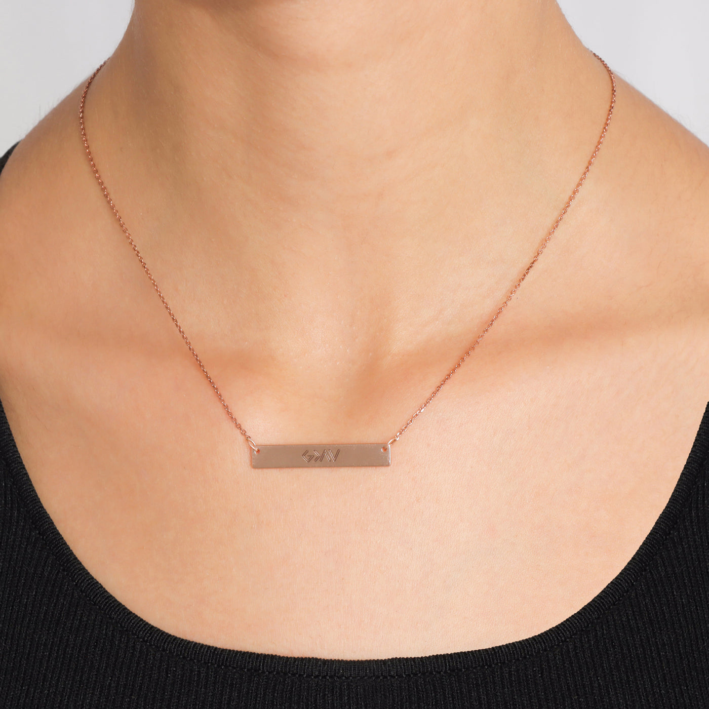 Engraved "God Is Greater Than The Highs And Lows" Pendant | Small - Gloria Jewels