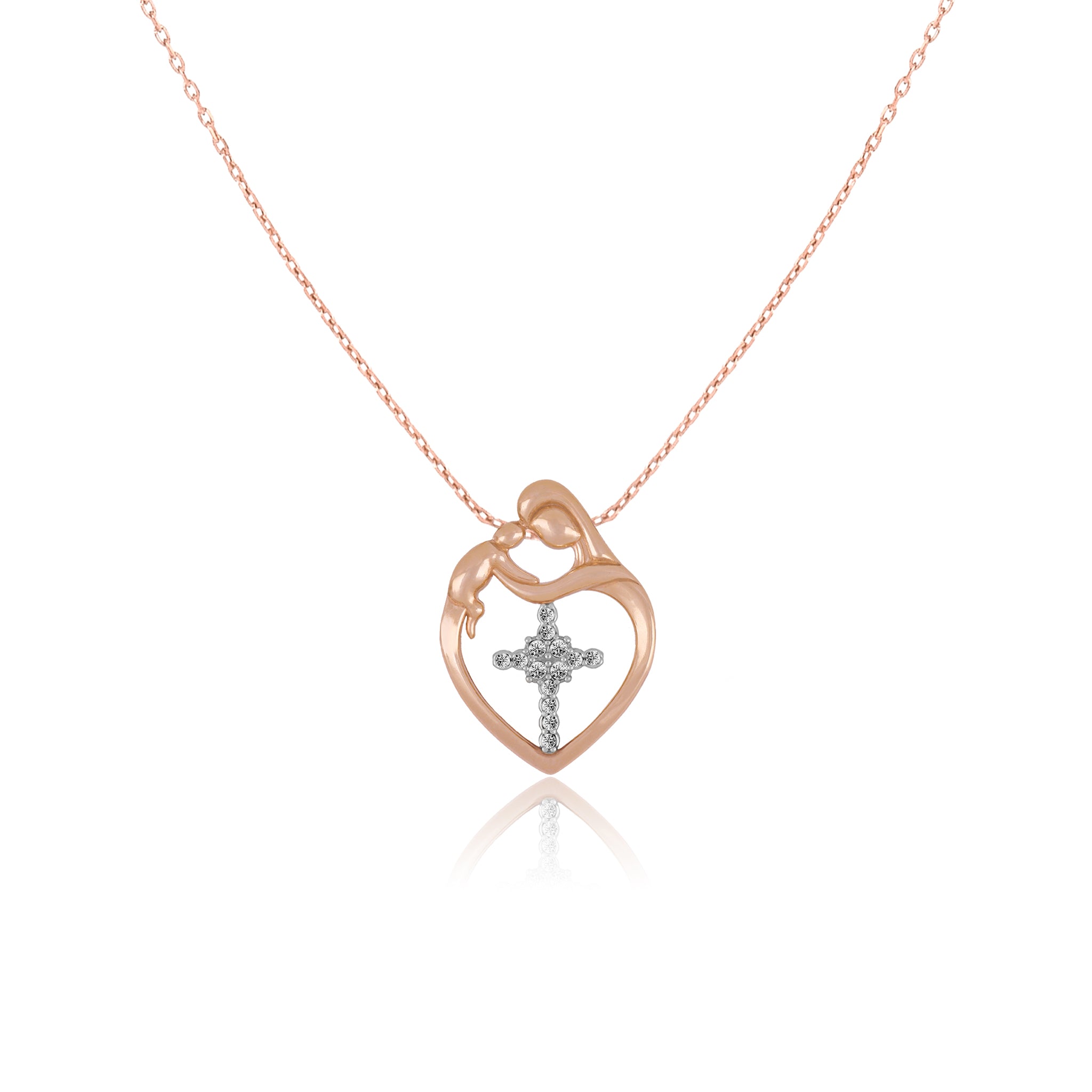 Mom & Me Crystal Cross - Gloria Jewels