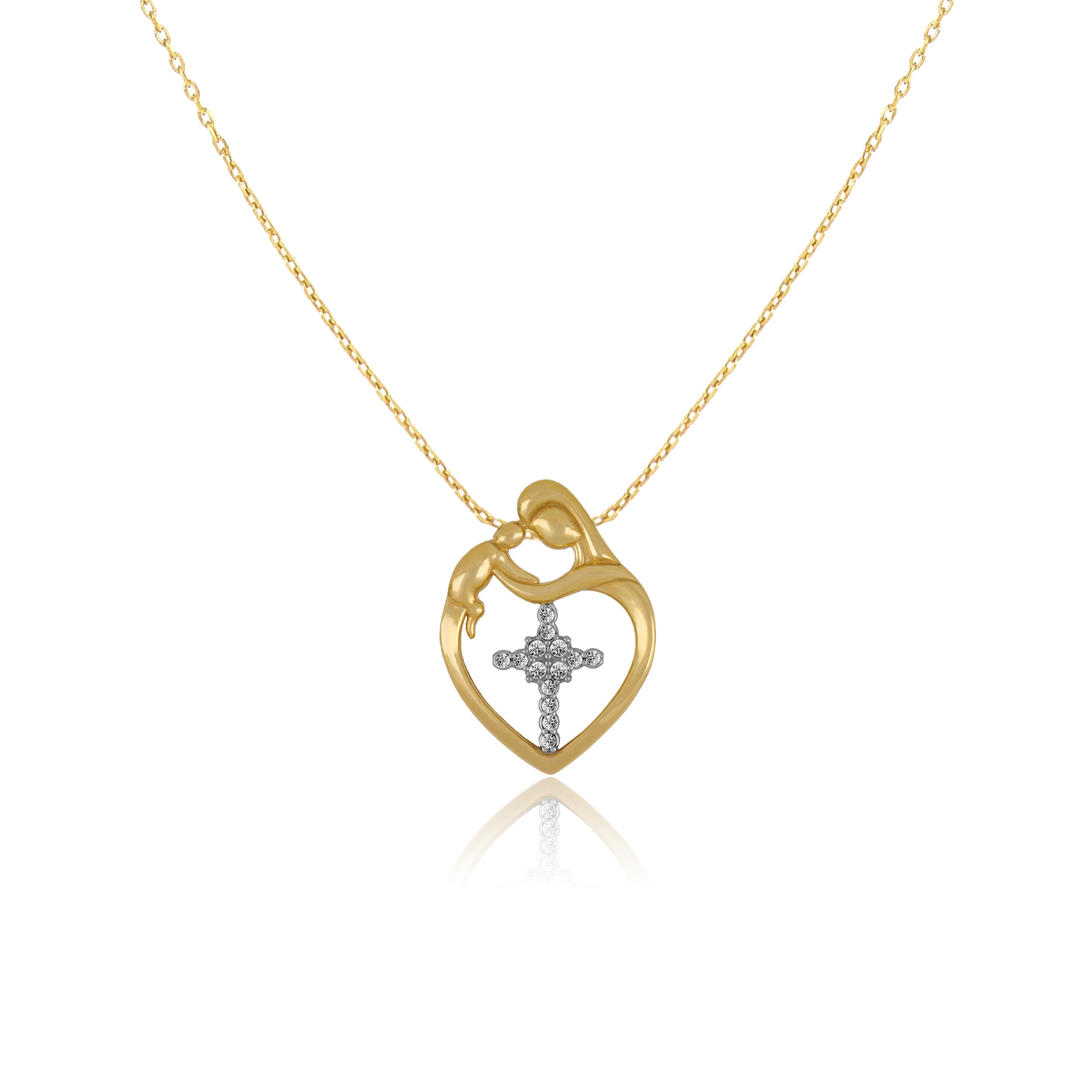 Mom & Me Crystal Cross - Gloria Jewels
