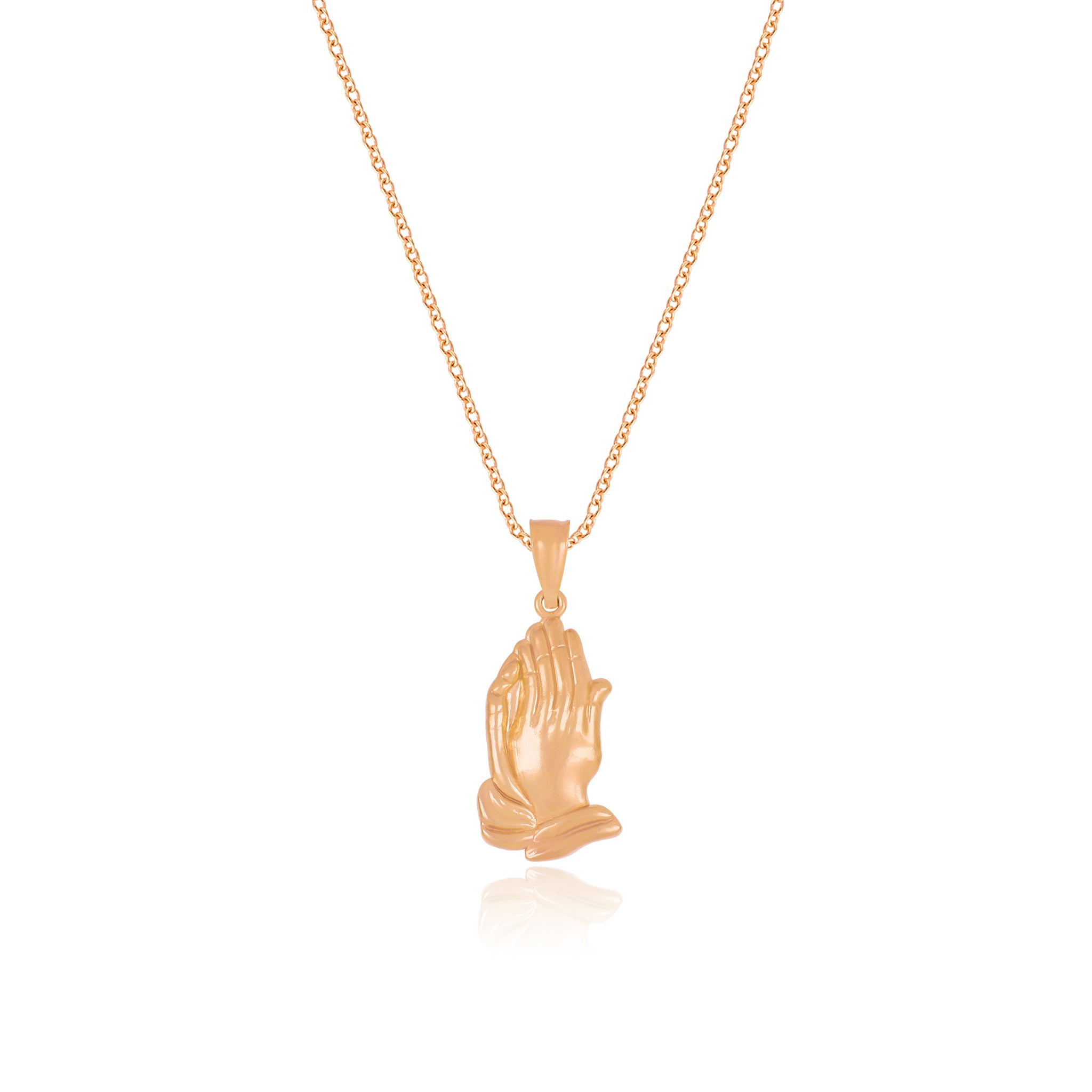 Praying Hands Pendant Necklace - Gloria Jewels