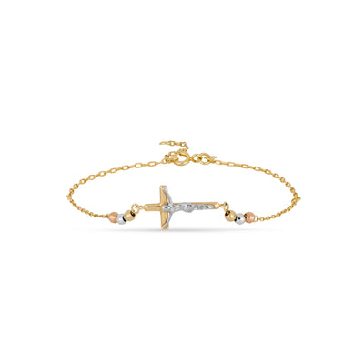 Gloria Classic Crucifix Bracelet