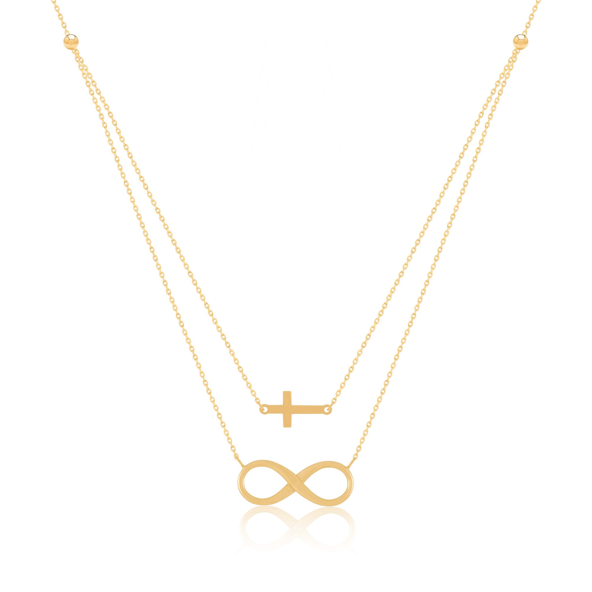 "The Eden" Infinity Cross Necklace