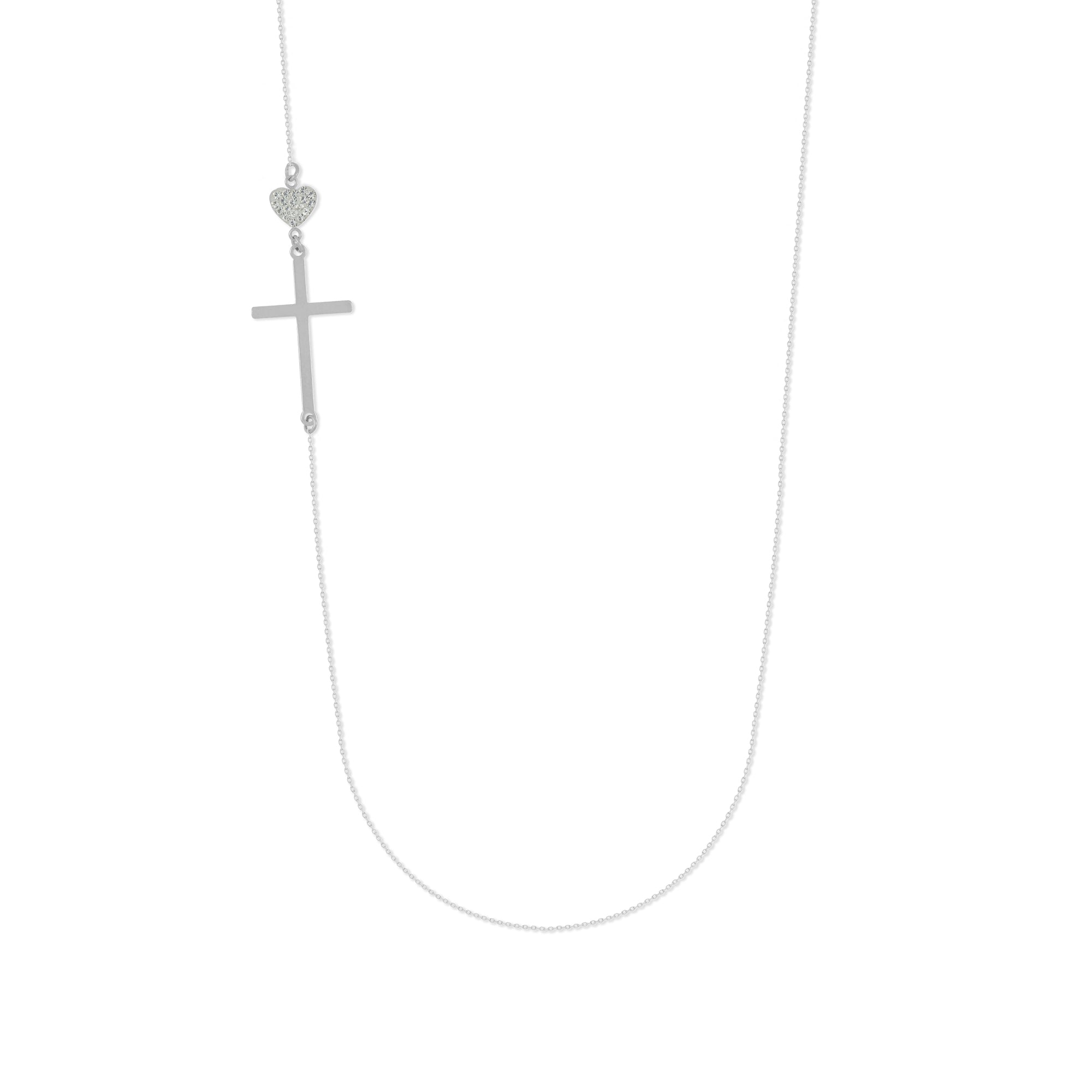 El collar de la cruz del amor