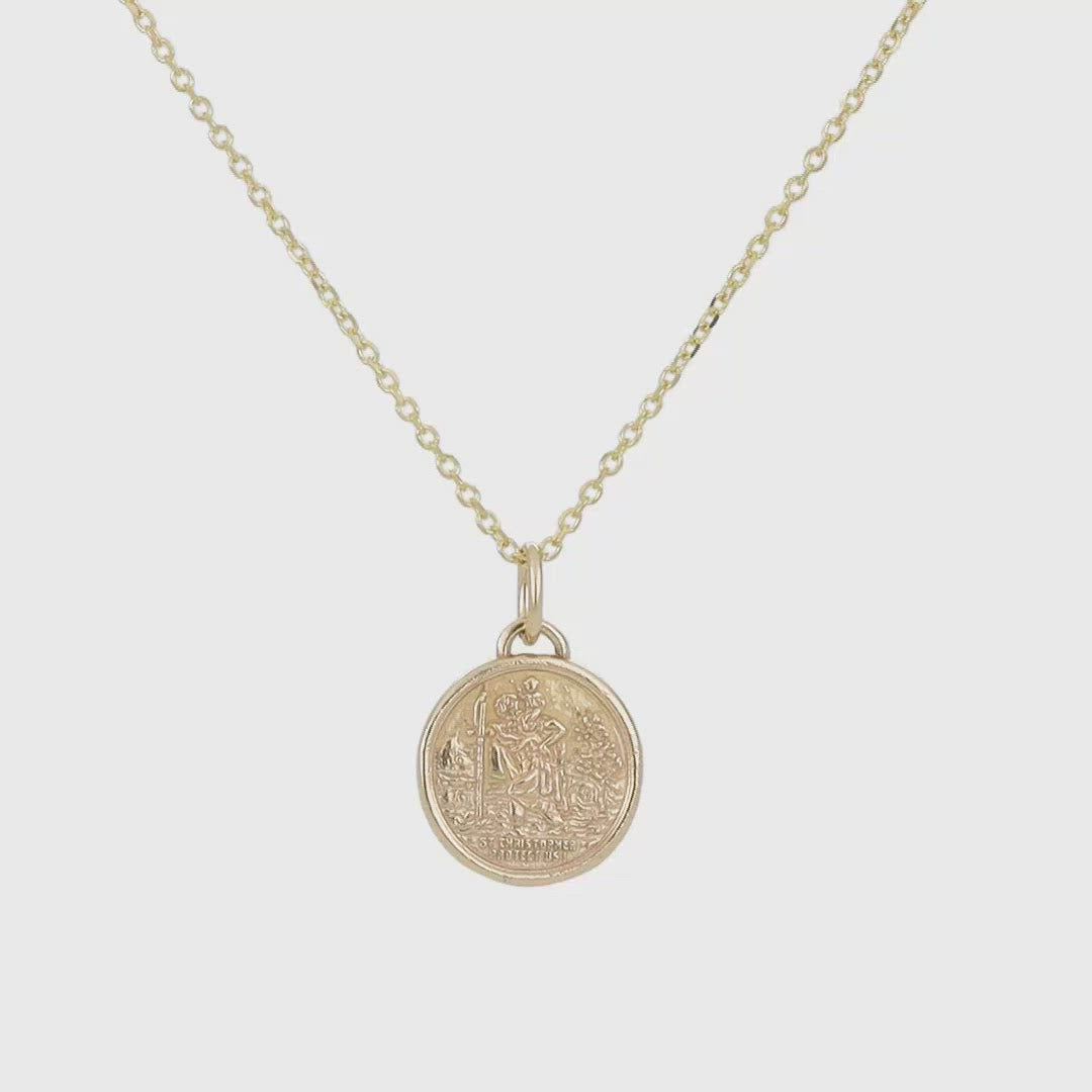 Colgante Medalla de San Cristóbal | Pequeño