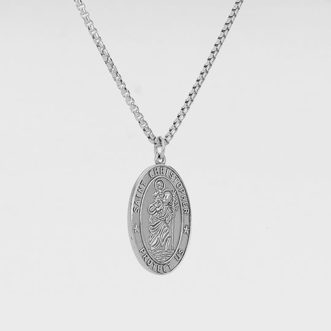 Colgante de oración sincera de San Cristóbal