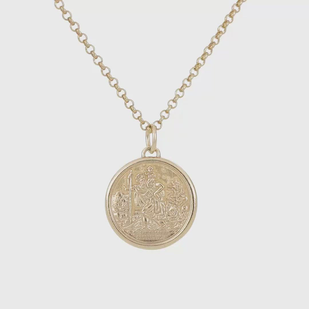 Medalla colgante de San Cristóbal | Mediana