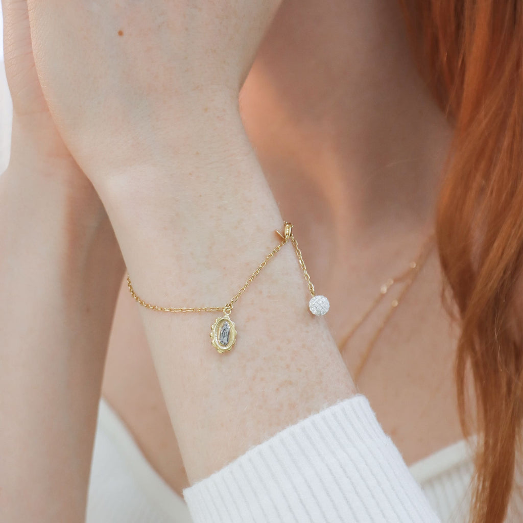 Pulsera de cristal "El Milagro de María"