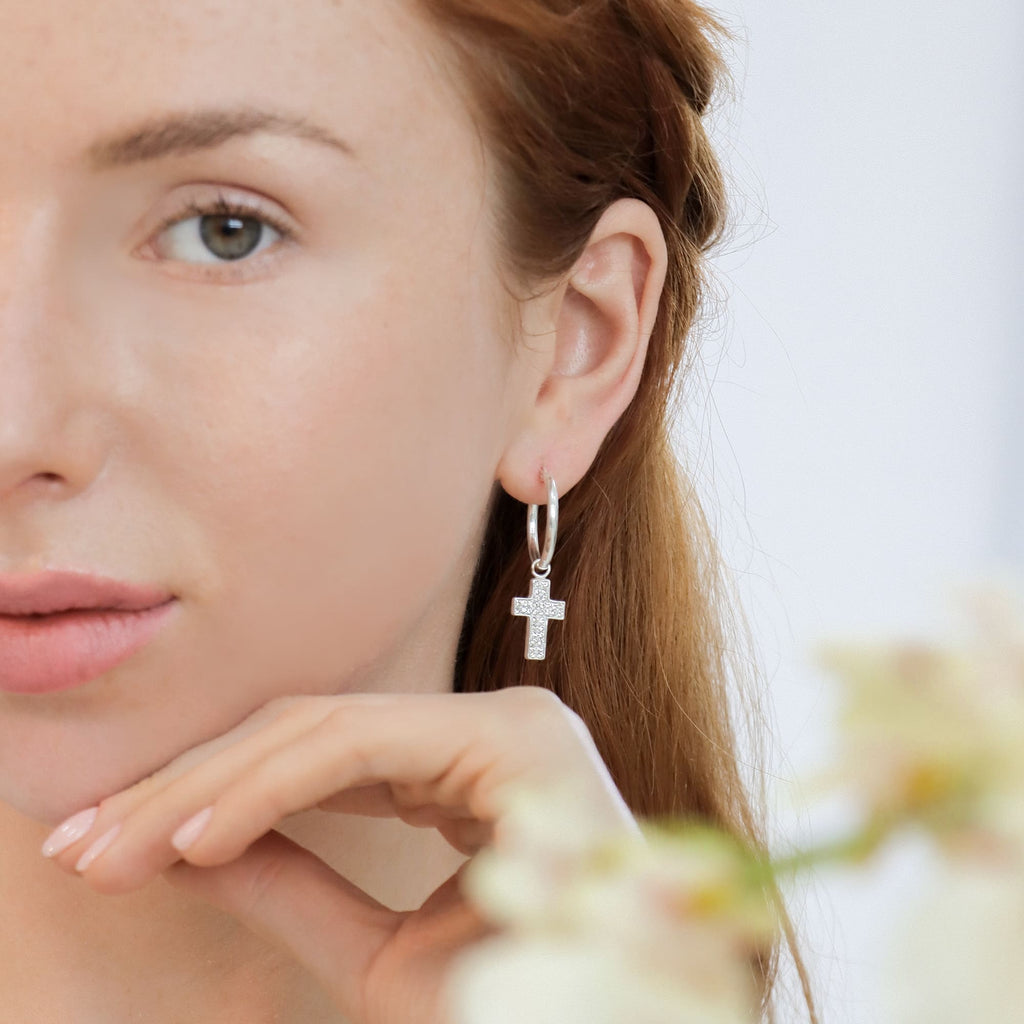 "The Emma" Cross Earrings