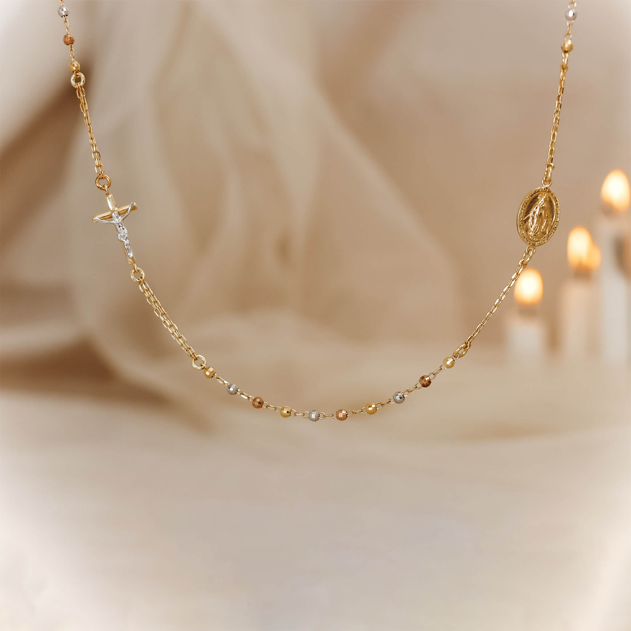 In-Line Faith Miraculous Necklace - Gloria Jewels