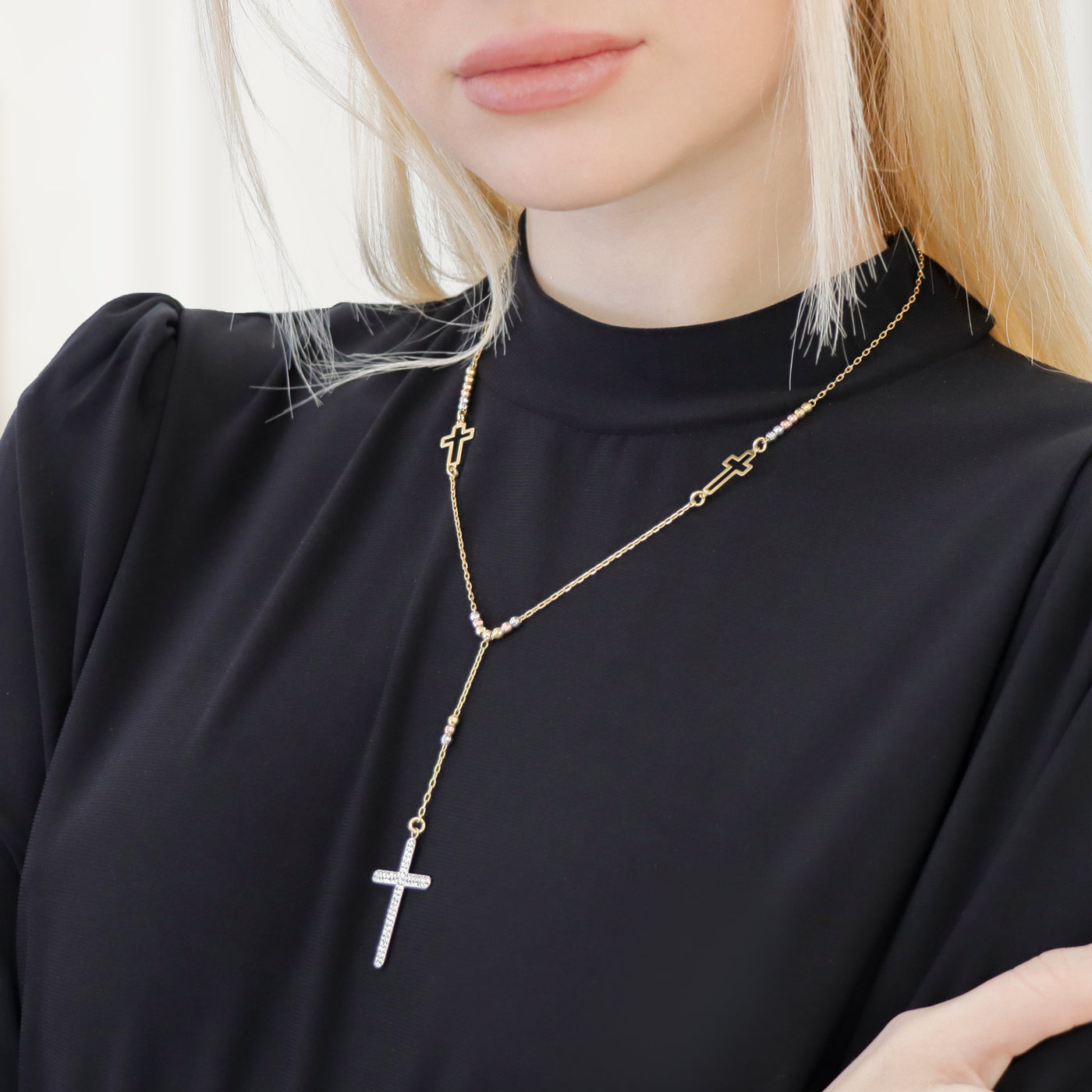 "The Miriam Miracle" Cross Necklace