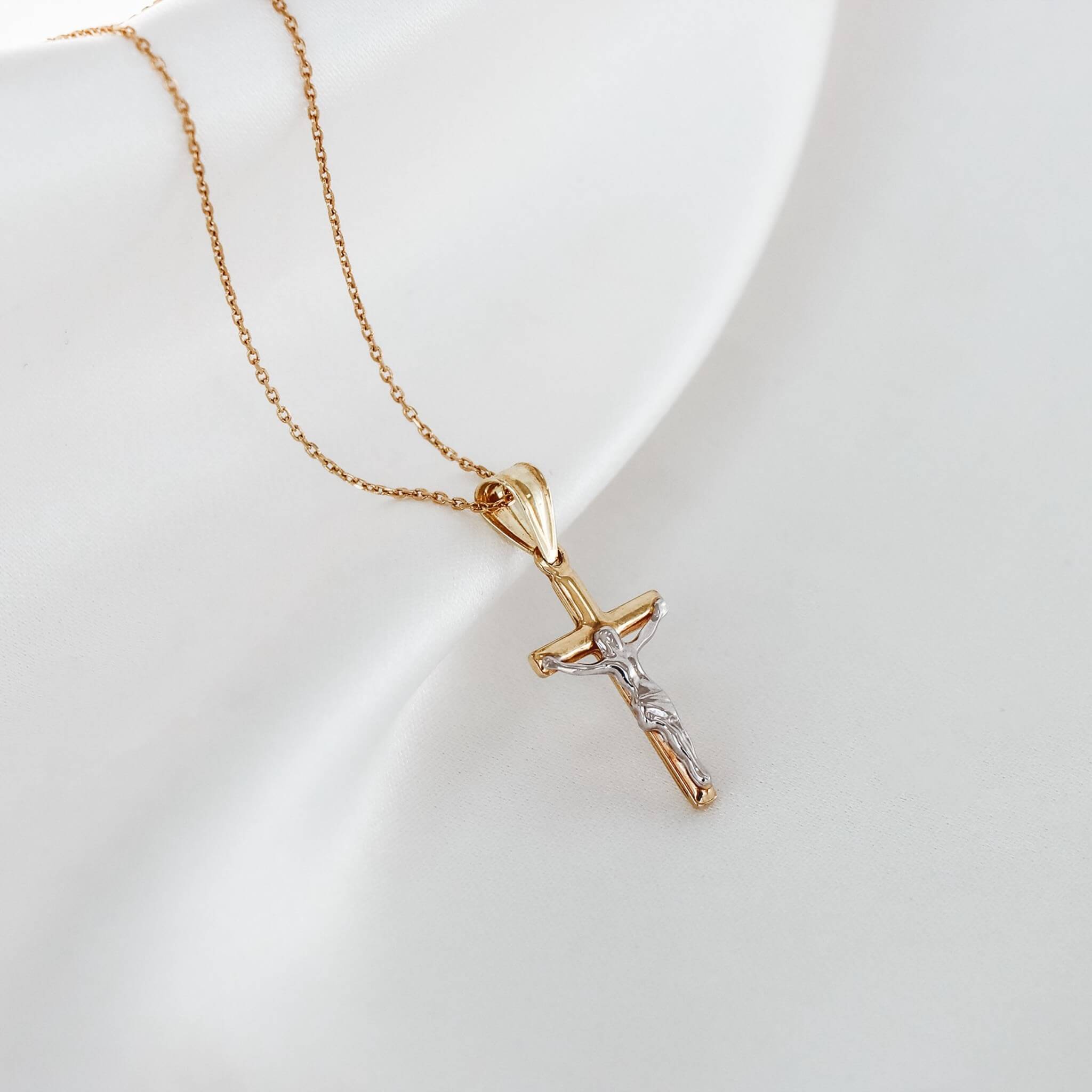 Striking Crucifix Pendant Necklace - Gloria Jewels