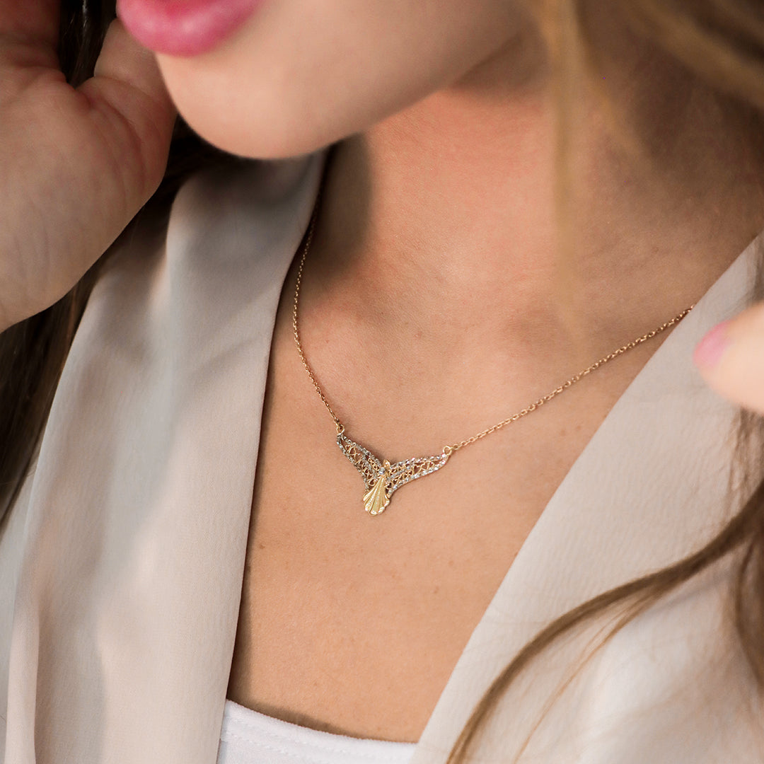 El collar del ángel "Hueste Celestial"