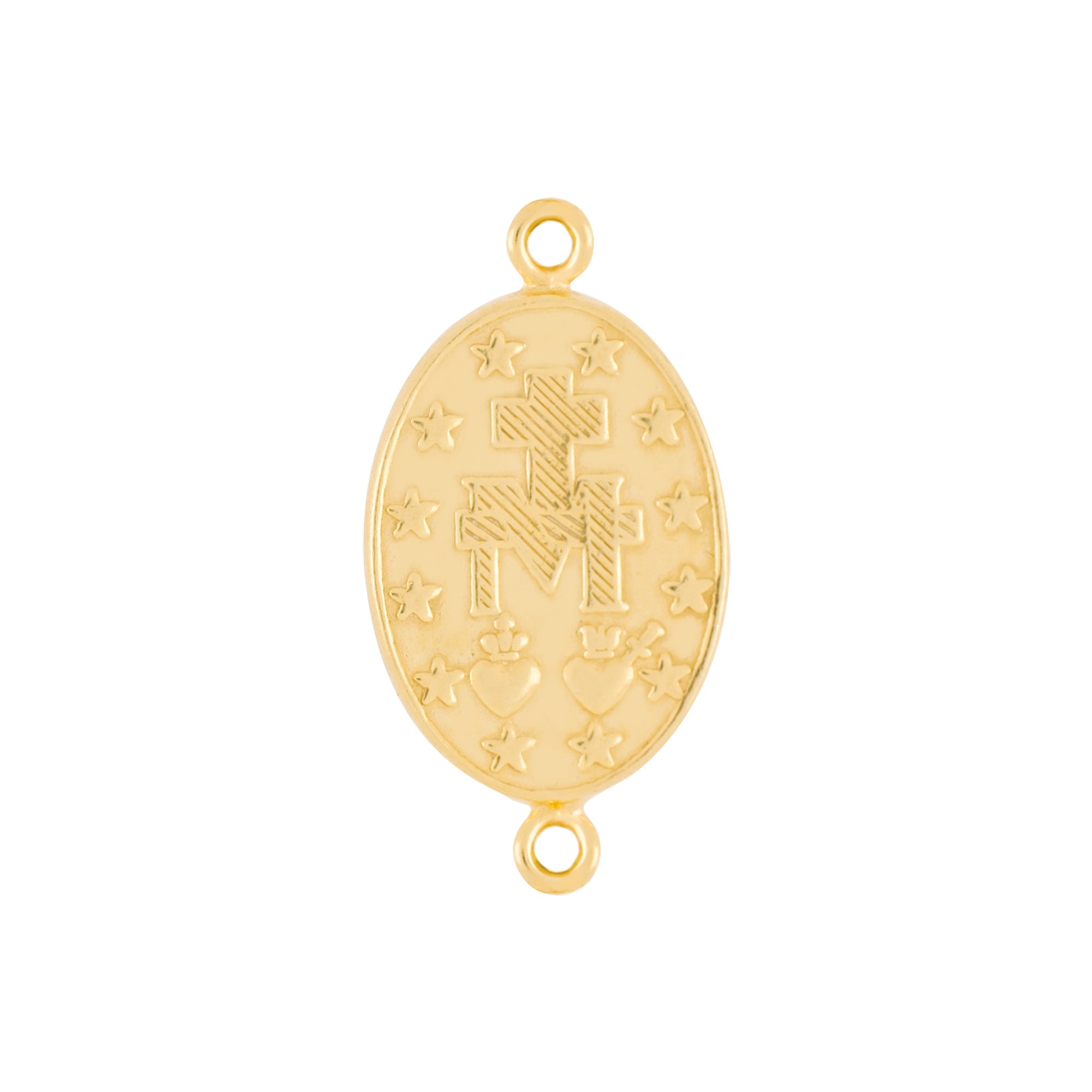 "The Bliss" Cross & Mary Necklace