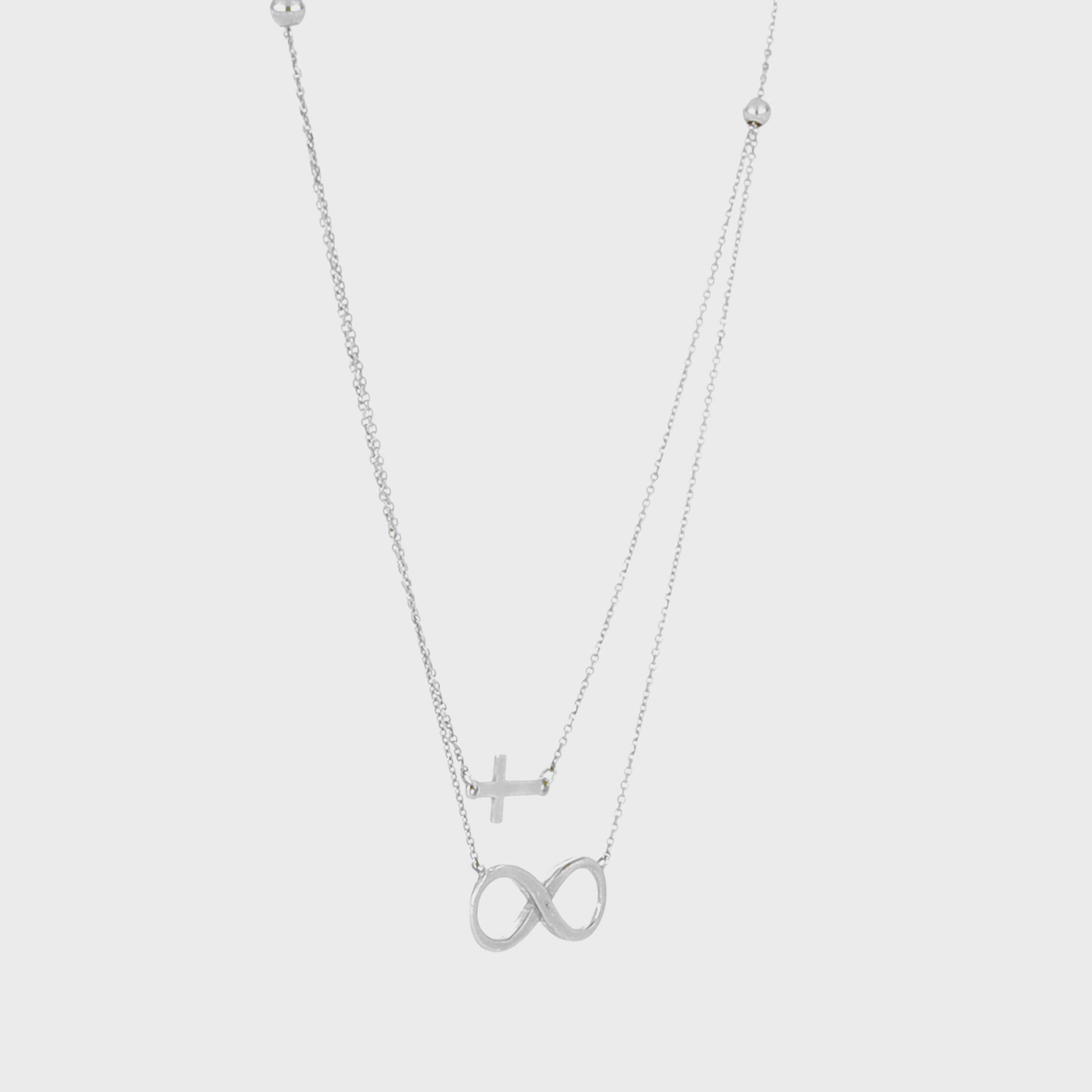 "The Eden" Infinity Cross Necklace