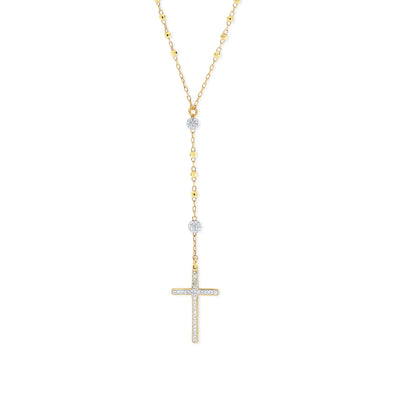 Crystal Cross Necklace - Gloria Jewels