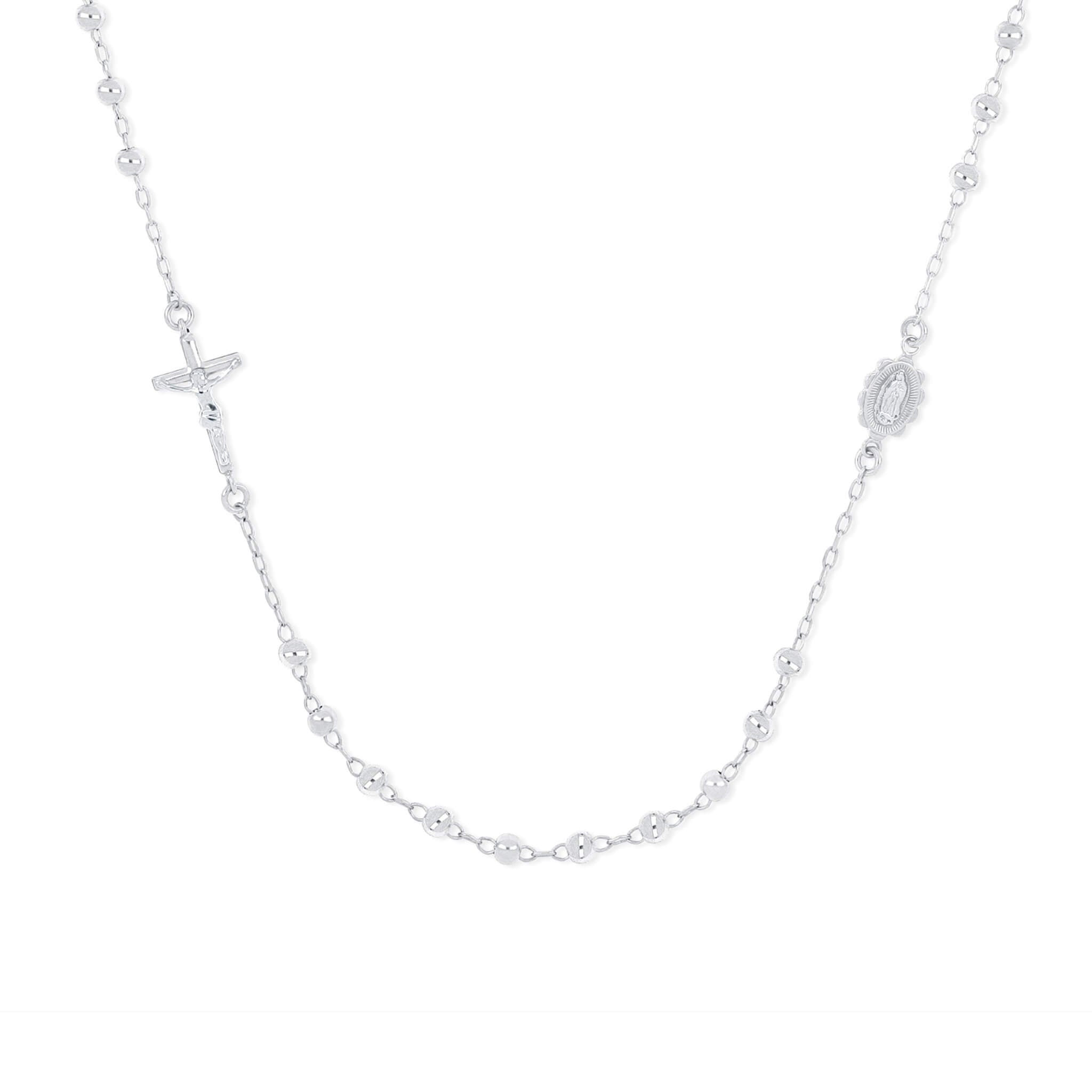 In-Line Faith Medallion Necklace - Gloria Jewels