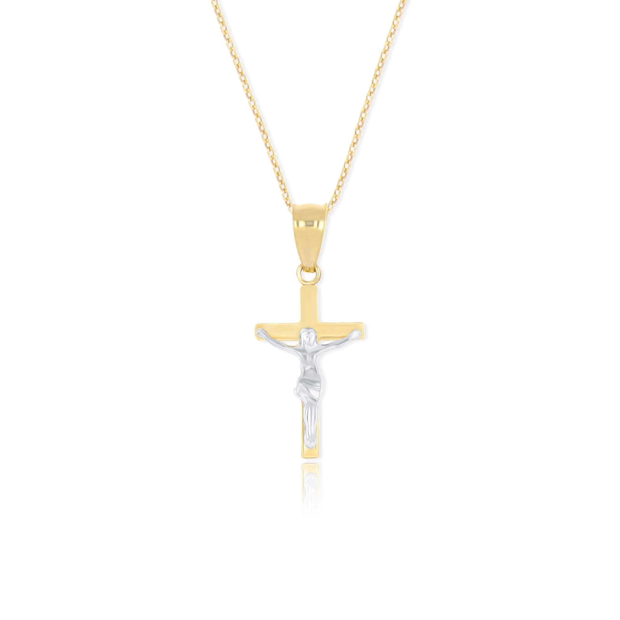 Striking Crucifix Pendant Necklace - Gloria Jewels