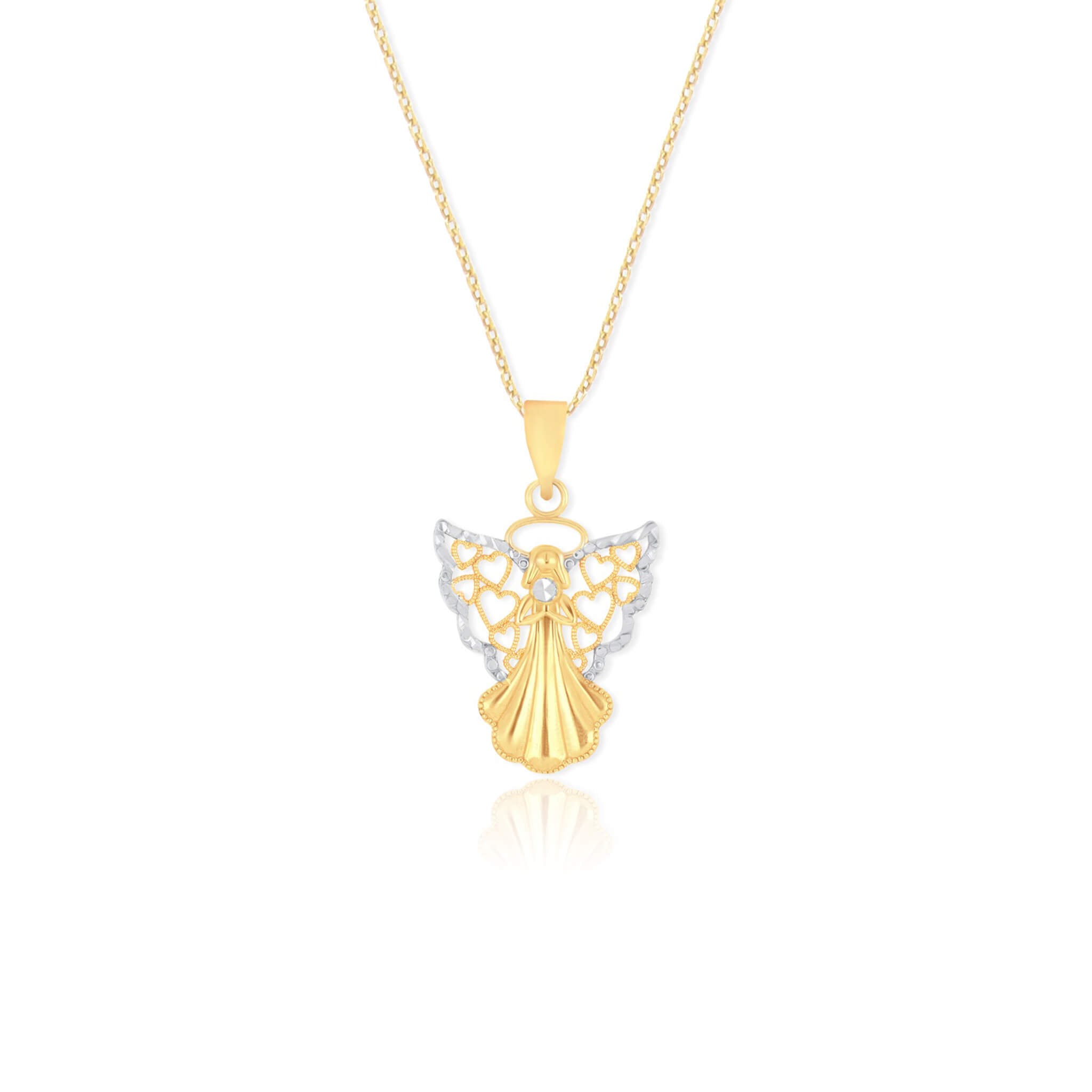 Christian Guardian Angel Necklace - Gloria Jewels