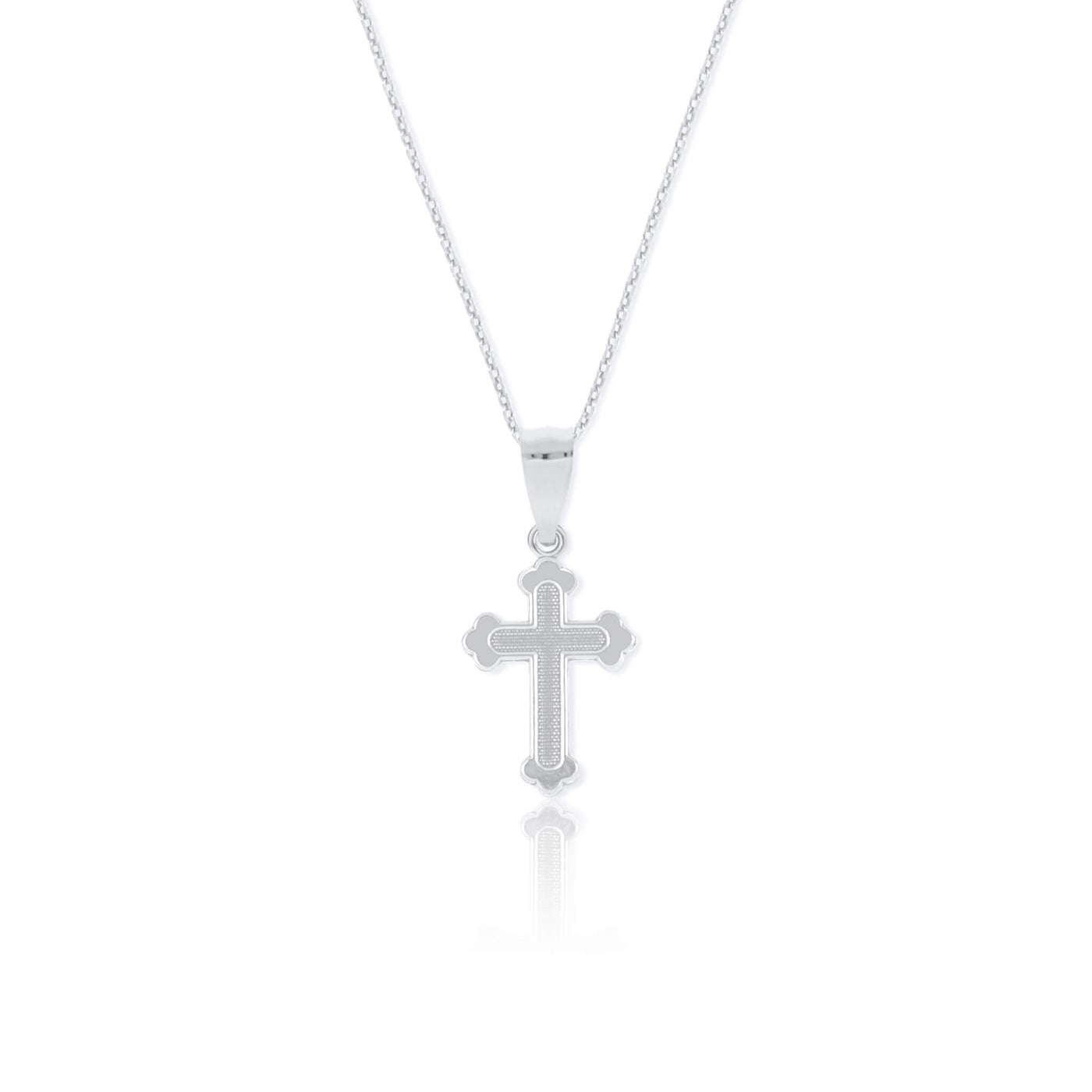 Traditional Style Cross Pendant Necklace - Gloria Jewels